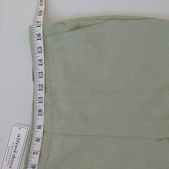 NWT Alfred Dunner Classic Fit Comfort Waist Pant 14 Proportioned Short Sage - Picture 14 of 16